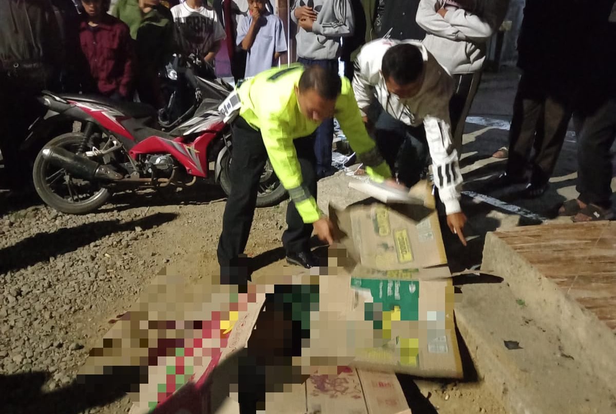Hilang Keseimbangan, Motor Tabrak Pilar Pinggir Jalan, Pengendara Meninggal