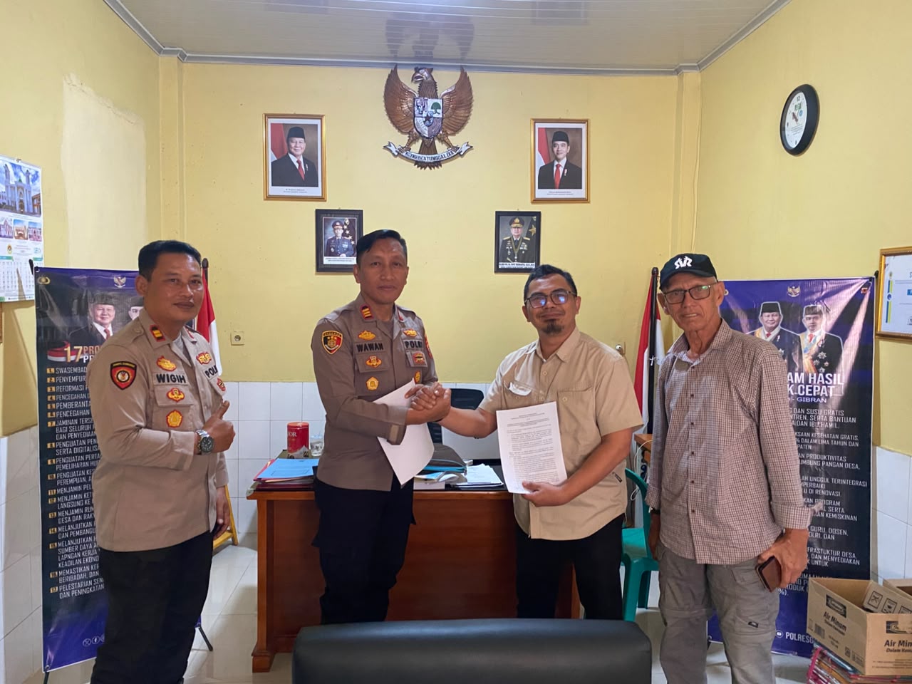Perkuat Ketahanan Pangan Lewat Budidaya Jagung, Polsek Leles Gandeng Leles Lestari Foundation
