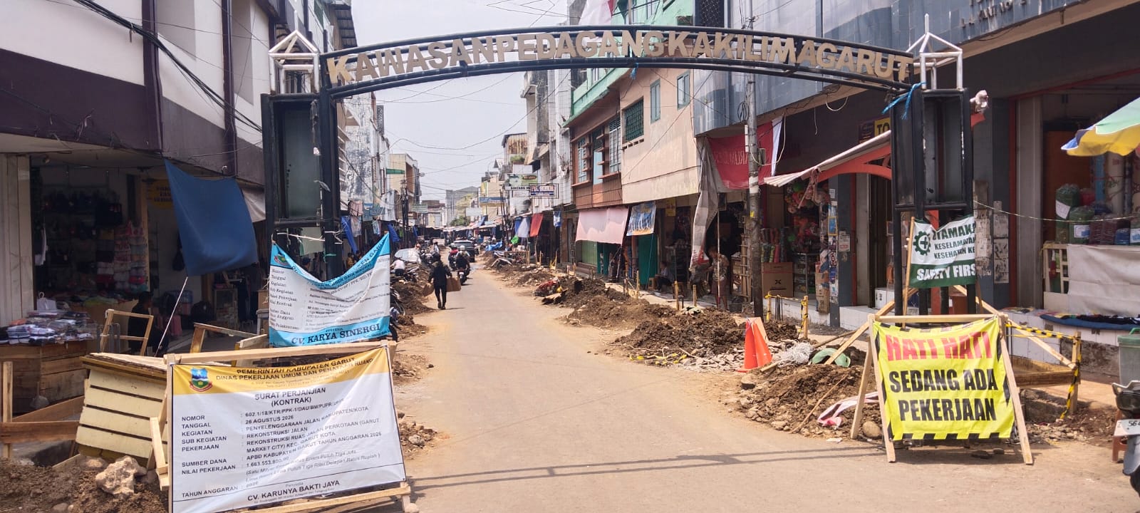Penataan Pasar Baru Garut Masuk Tahap Awal, 103 Pedagang Akan Ditampung di Area City Market